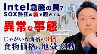 【異常事態】Intelの20%暴騰は「AI相場の最終段階」か？SOX指数の熱狂の裏で「ジャガイモ」の急騰が意味すること。