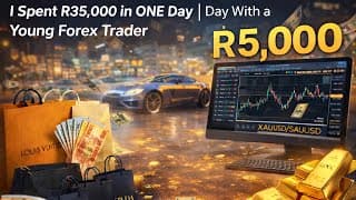 I Spent R35,000 in ONE Day From BETWAY😭| Day With a Young Forex Trader || XAUUSD AND US30