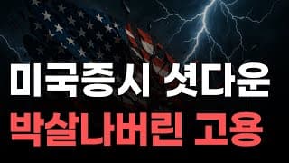 [상한가] 미국증시 셧다운 박살나버린 고용![엔비디아, 테슬라, 아이온큐, 브로드컴, 애플, 팔란티어]