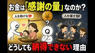 お金は『感謝の量』？社会の綺麗事に騙されないための「お金の正体」