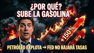 BOMBA ECONÓMICA: Se dispara el PRECIO de la GASOLINA y la Fed NO bajará las tasas en 2026🚨