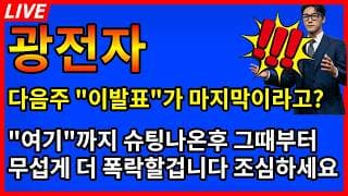 [광전자 주가전망] 결국 둘중하나만 살아남는다 다음주 이발표가 마지막 기회!?
