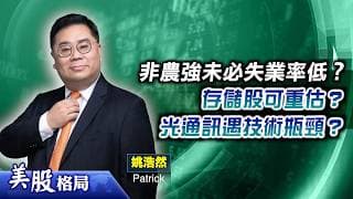 【美股格局】非農強又關世界盃事？存儲股獲盈利支持可重估？光通訊遇技術瓶頸？美債孳息率高未必會加息？(嘉賓：姚浩然 Patrick)10.06.2026｜#美股｜#英特爾｜#ARM｜#AMD｜#聯儲局