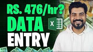Excel Data Entry se ₹476/hour? 😳 Real ya Scam (Second Salary) #workfromhome #onlineearning