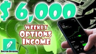 $6,000 WEEKLY INCOME Trading Options! | Stock & Options Investing!