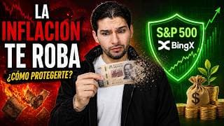 ¡Tu dinero vale cada vez MENOS!… así puedes protegerlo con el S&P500 y BingX