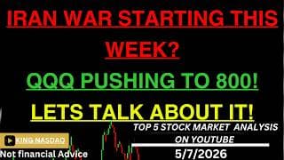 QQQ PUSHING TO 850 & BTC 300K SOON! LETS TALK ABOUT IRAN AND CRUSDE Oil WITH MEGA 7 CHARTS mu sndk