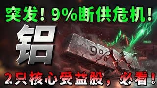 中东最大铝厂被炸！全球9%产量恐断供…铝价再起飞？两只核心受益股，必看！ CENX ， AA  #trading #美股 #铝