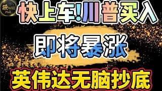美股投资｜特朗普概念买入1个亿即将暴涨?英伟达NVDA下周很关键!暴跌到这里无脑买入?｜美股趋势分析｜美股期权交易｜美股赚钱｜美股2025