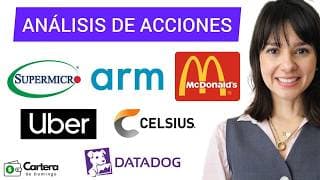 ANÁLISIS TÉCNICO DE ACCIONES PARA NO PERDER DINERO: ARM, UBER, DATADOG, SUPERMICRO y MC DONALD'S