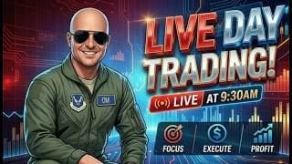 💰 Live Futures Day Trading — Market Open (ES & NQ) | OM