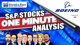 Boeing Stock Analysis - S&P Stocks One Minute Analysis