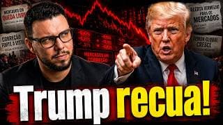TRUMP RECUA: SE PREPARE FALTAM 24H PARA A VOLATILIDADE!
