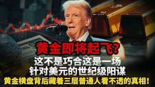 黄金横盘整整半年！99%的人看错了真相！全球央行联手布局，这背后藏着一场顶级资金联手布局的隐性阳谋！