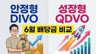 [배당 속보] DIVO QDVO IDVO 6월 배당금 및 올해 수익률