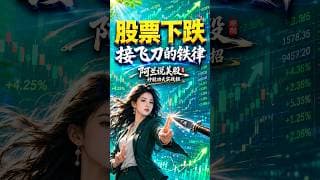 股票下跌接飞刀的铁律 #阿兰说美股 #炒股功夫 #投資 #美股 #trading