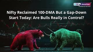Nifty Reclaimed 100-DMA But a Gap-Down Start Today: Are Bulls Really in Control?