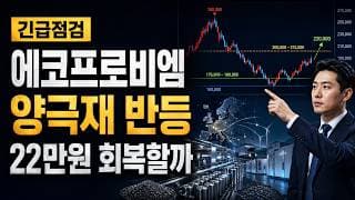 [에코프로비엠 주가 전망] 헝가리 양극재 반등, 22만원 회복할까 #에코프로비엠주가전망 #에코프로비엠목표가 #에코프로비엠