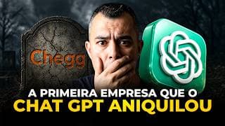 O Caso Chegg: Como o ChatGPT Aniquilou 99% do Valor de uma Empresa Listada