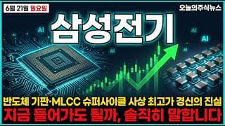[삼성전기 주가 전망] AI 서버가 싹 쓸어담는다, MLCC 대장의 신고가 행진 솔직히 말씀드립니다 #삼성전기주가전망 #삼성전기목표가 #삼성전기