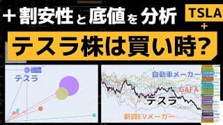 【TSLA】テスラ株は買い時か。割安性・成長性・業界から底値と株価を予想