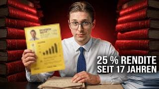 25-50% Rendite pro Jahr mit Aktien sind VOLLKOMMEN NORMAL unter professionellen Anlegern (17+ Jahre)