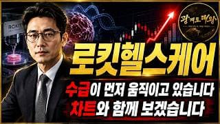 [로킷헬스케어 주가전망] 수급이 먼저 움직이고 있습니다 차트와 함께 보겠습니다