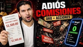 Acciones, ETFs, oro, petróleo ¡Todo en un solo lugar SIN COMISIONES! | BingX