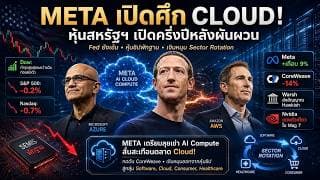 Meta เปิดศึก Cloud! หุ้น AI สะเทือน CoreWeave ร่วงหนัก ตลาดสหรัฐฯ เปิดครึ่งปีหลังผันผวน #ไอเดียลงทุน