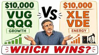 I Split $10,000 Between Growth & Energy ETFs — Here's What Happened