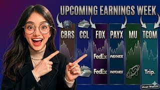 CBRS,  CCL, FDX, PAYX, MU & TCOM | 06  Big Earnings Next Week | Dont Miss Out!