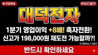 [대덕전자 주가 전망] 최저점 대비 +316% 폭등 신화! 조정 끝내고 다시 분출 시작!#대덕전자주가전망 #대덕전자목표가 #대덕전자