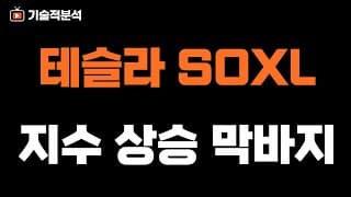 SOXL 테슬라 지수 상승 후반기 대응 방법은? ｜매수 전략 확인하세요!