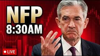 🔴NFP JOBS REPORT SHOCKER - WOW! PAYROLL SHOCK MARKETS? | LIVE TRADING