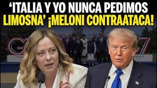 NUNCA Mendigamos: Meloni Estalla Después de que Trump Dijera que Suplicó Por una Foto