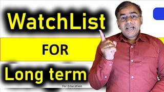 Stocks in my watchlist | Long Term | Biggest mistake ? Stock Market by Umesh Tripathi