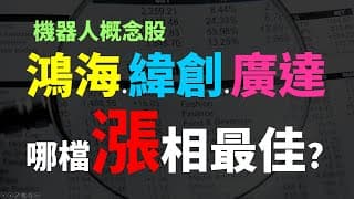 居然是它!!! 鴻海、緯創、廣達，三檔機器人概念股，誰的漲相最看好? | Haoway 2317 鴻海、3231 緯創、2382 廣達