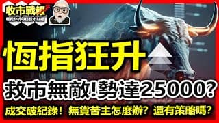 【收市戰報-778】大牛市！恆指破紀錄4400億成交，政策推動，恆指即將進入大牛市？？無貨嘅朋友應該用咩策略？2024-09-27