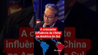 A crescente influência da China na América do Sul.