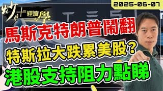 #特朗普 #馬斯克 鬧翻？ #TESLA #TSLA 拖累美股？｜#港股 支持阻力喺邊度【炒+經濟學】｜短炒波士 Ringo #股票 #恒指#納指 #daytrading