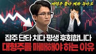 "잡주 단타 치다 평생 후회합니다"...대형주를 매매해야 하는 이유 | 이용철 전문가 #삼성전자 #SK하이닉스 #삼전닉스