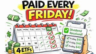 4 ETFs That Pay You Every Friday - Weekly Dividend Growth ETFs