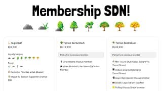 Info Membership SDN & 3 Pemenang Sayambara