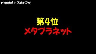 【日本株】第4位メタプラネット