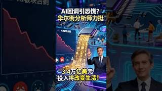 AI回调引恐慌？华尔街分析师力挺，3   4万亿美元投入将改变生活！