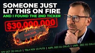 Someone Just Lit $30M on Fire in SanDisk — I Found a 2nd Ticker Running the Same Campaign