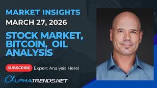 Stock Market, Bitcoin, Oil Analysis for Week Ending 3/27/26