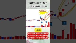 1分钟学会神奇数字战法513-把握主升行情（股民必学） #投資 #大熱門 #trading #投資心法 #股市