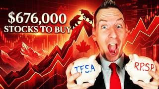 Investing $676k Canadian Portfolio TFSA & RRSP Stocks To Buy
