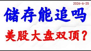 美股大盘双顶？储存、MU、BTC、ETH分析.